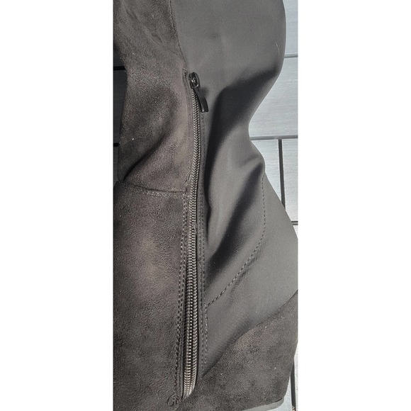 bebe Woemn's Houstyn Wedge Boots (size 10) zipper head missing - Picture 3 of 6